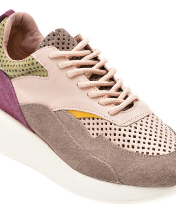 Comandă Încălțăminte Damă, la Reducere  Pantofi sport EPICA roz, 205032, din piele naturala Branduri de top ✓