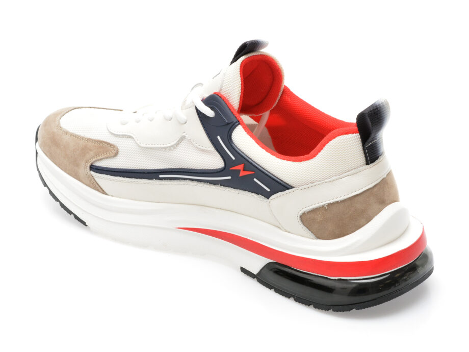 Comandă Încălțăminte Damă, la Reducere  Pantofi sport GRYXX albi, 7587, din material textil si piele naturala Branduri de top ✓