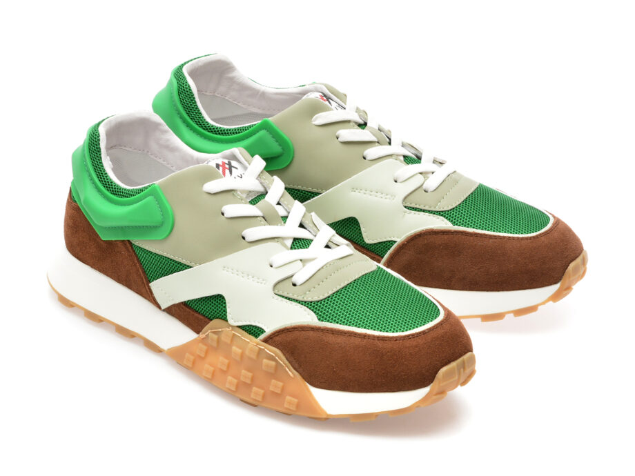 Comandă Încălțăminte Damă, la Reducere  Pantofi sport GRYXX maro, 20968, din material textil si piele naturala Branduri de top ✓