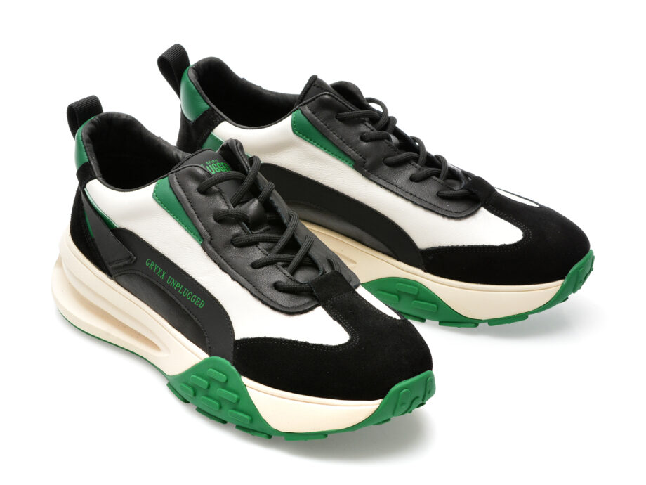 Comandă Încălțăminte Damă, la Reducere  Pantofi sport GRYXX negri, 201, din piele naturala Branduri de top ✓