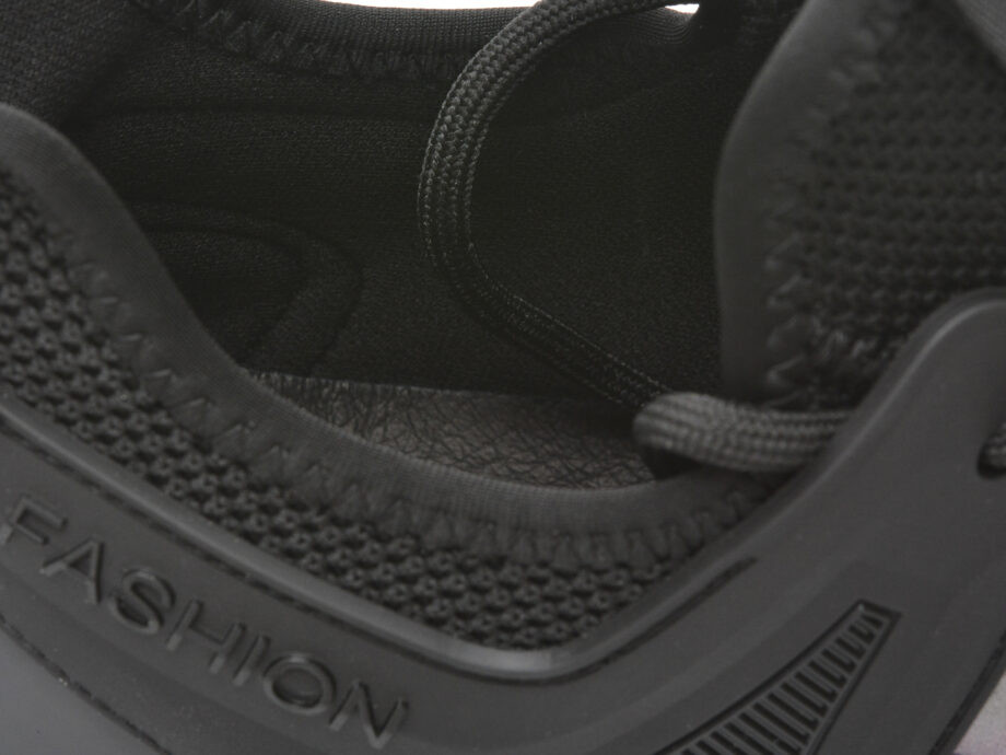 Comandă Încălțăminte Damă, la Reducere  Pantofi sport GRYXX negri, 20870, din material textil si piele ecologica Branduri de top ✓