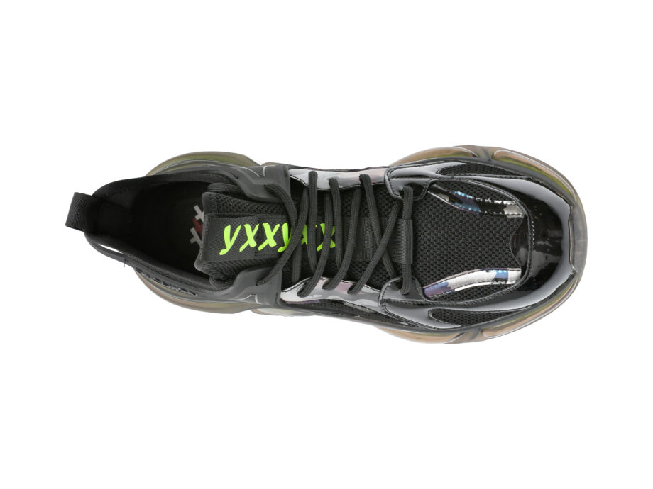 Comandă Încălțăminte Damă, la Reducere  Pantofi sport GRYXX negri, 20870, din material textil si piele ecologica Branduri de top ✓