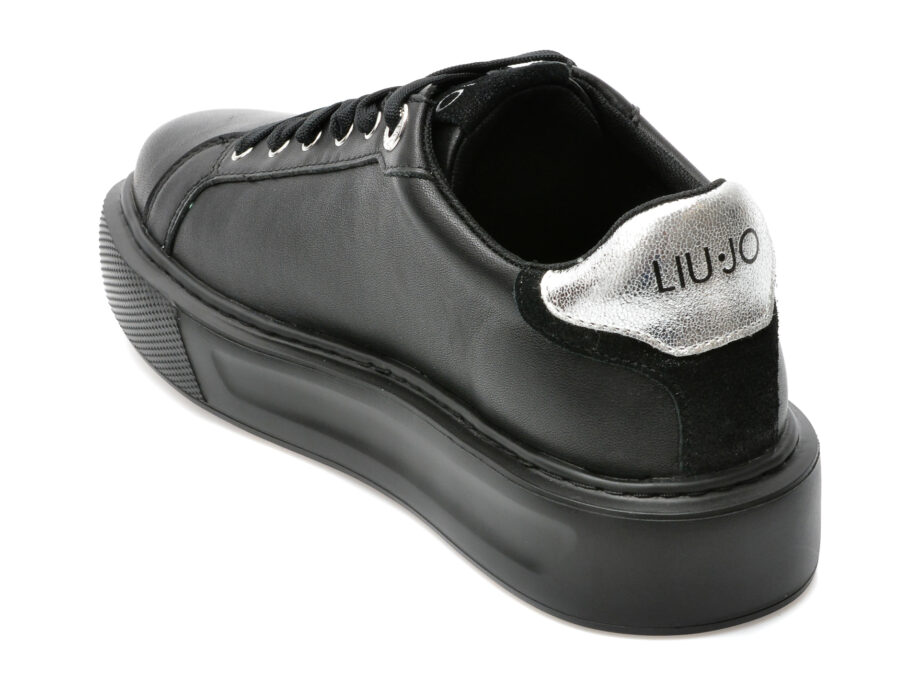 Comandă Încălțăminte Damă, la Reducere  Pantofi sport LIU JO negri, KYLIE10, din piele ecologica Branduri de top ✓