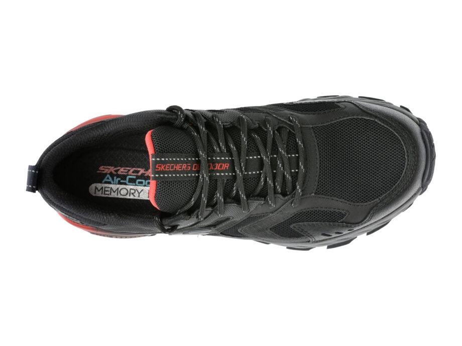 Comandă Încălțăminte Damă, la Reducere  Pantofi sport SKECHERS negri, MAX PROTECT , din piele naturala si piele ecologica Branduri de top ✓