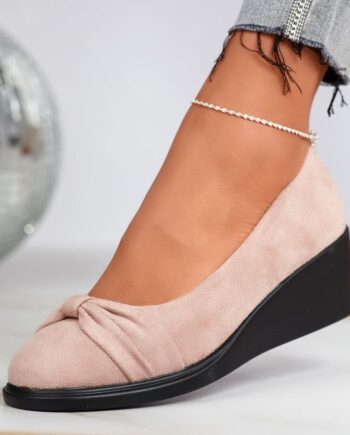 Pantofi Casual Dama cu Platforma Elena Khaki #12347