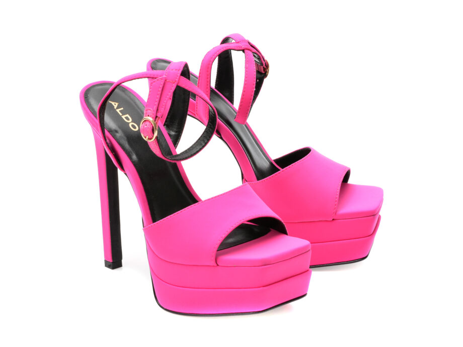 Comandă Încălțăminte Damă, la Reducere  Sandale ALDO roz, KORESEAN670, din material textil Branduri de top ✓