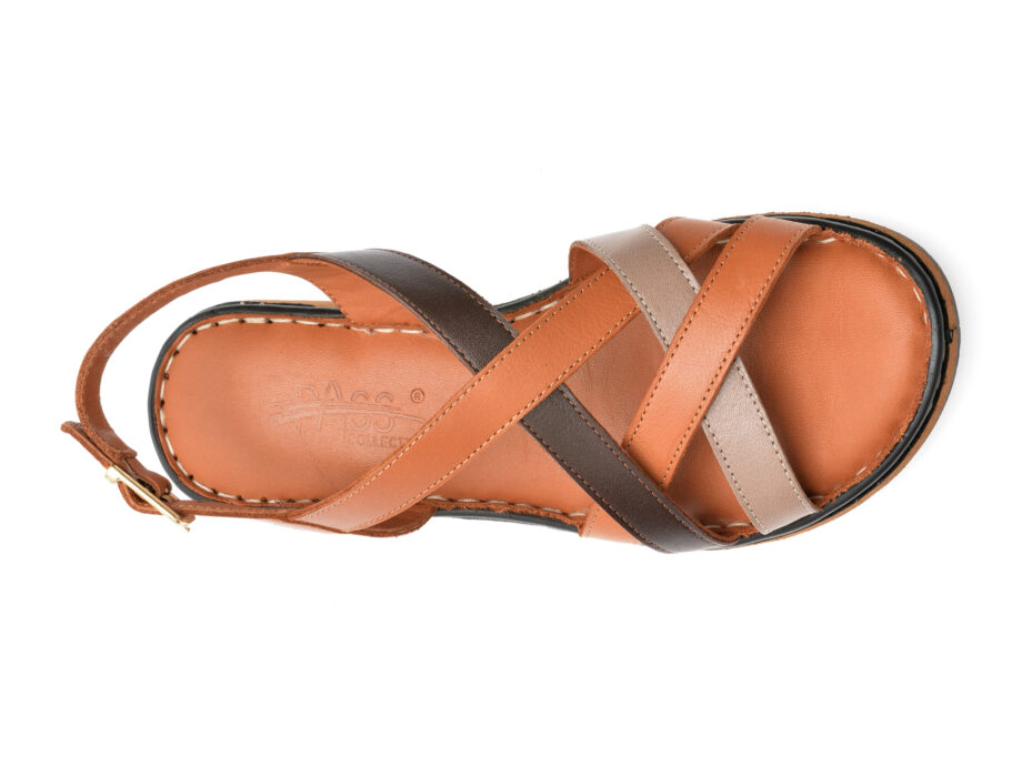 Comandă Încălțăminte Damă, la Reducere  Sandale PASS COLLECTION maro, 1202, din piele naturala Branduri de top ✓