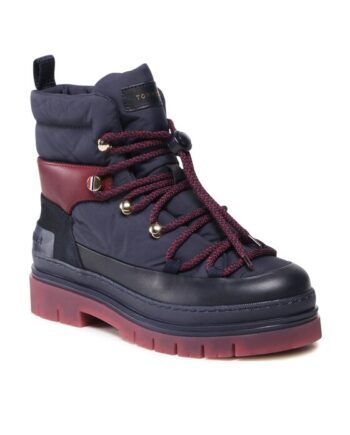 Tommy Hilfiger Botine Laced Outdoor Boot FW0FW06610 Bleumarin