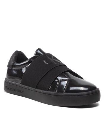 Calvin Klein Jeans Sneakers Classic Cupsole Elastic Glossy YW0YW00874 Negru