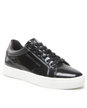 Calvin Klein Jeans Sneakers Classic Cupsole Glossy Patent YW0YW00875 Negru