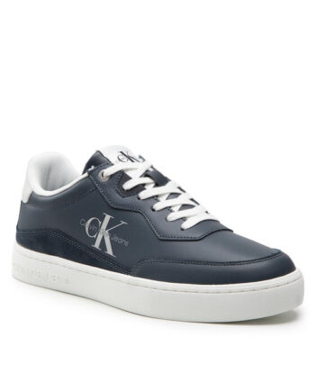 Calvin Klein Jeans Sneakers Classic Cupsole Laceup Lth YM0YM00432 Bleumarin
