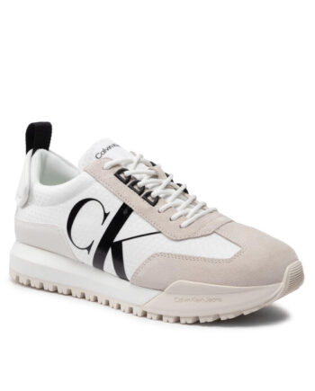 Calvin Klein Jeans Sneakers New Retro Runner LAceup R Poly YM0YM00417 Alb