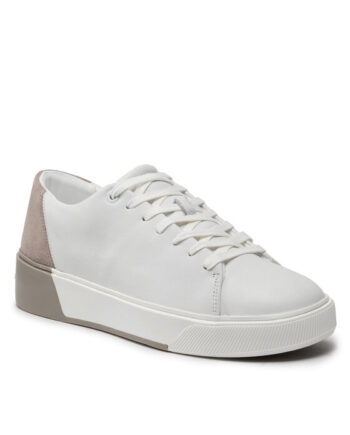 Calvin Klein Sneakers Low Top Lace Up HM0HM00676 Alb