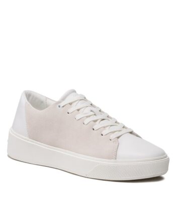Calvin Klein Sneakers Low Top Lace Up Lth Mix HM0HM01005 Gri