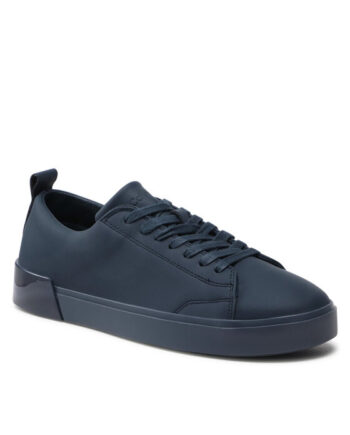 Calvin Klein Sneakers Low Top Lace Up Sm Lth HM0HM00677 Bleumarin