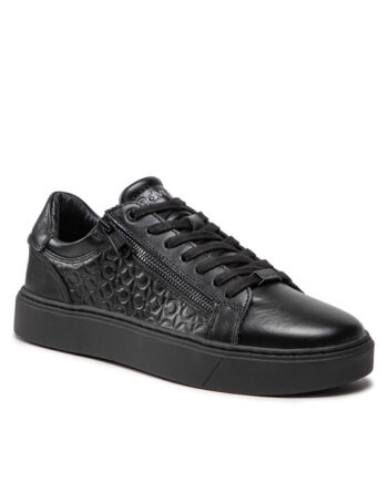 Calvin Klein Sneakers Low Top Lace Up W/ Zip Mono HM0HM00282 Negru