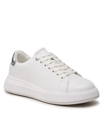 Calvin Klein Sneakers Raised Cupsole Lace Up HW0HW01517 Alb