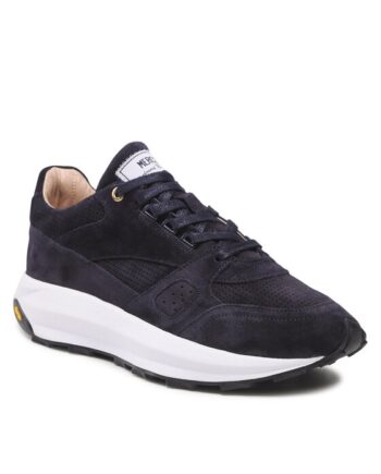 Mercer Amsterdam Sneakers The Racer Lux Suede ME223011 Bleumarin
