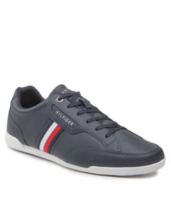 Tommy Hilfiger Sneakers Classic Lo Cupsole Leather FM0FM04277 Bleumarin