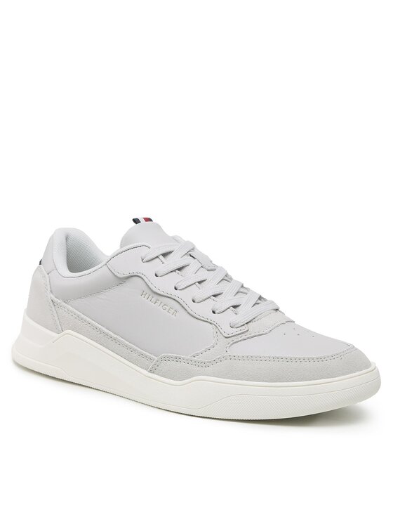 Tommy Hilfiger Sneakers Elevated Cupsole Leather Mix FM0FM04358 Gri