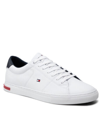 Tommy Hilfiger Sneakers Essential Leather Detail Vulc FM0FM04047 Alb