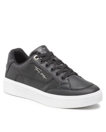 Tommy Hilfiger Sneakers Essential Th Court Sneaker FW0FW06601 Negru