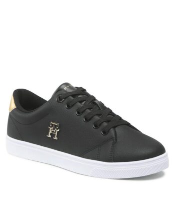 Tommy Hilfiger Sneakers Essential Th Gold Sneaker FW0FW07043 Negru