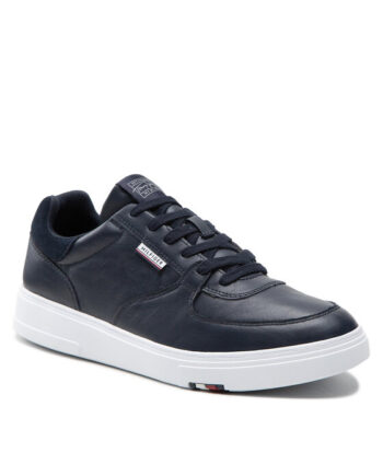 Tommy Hilfiger Sneakers Modern Cupsole Leather FM0FM04017 Bleumarin