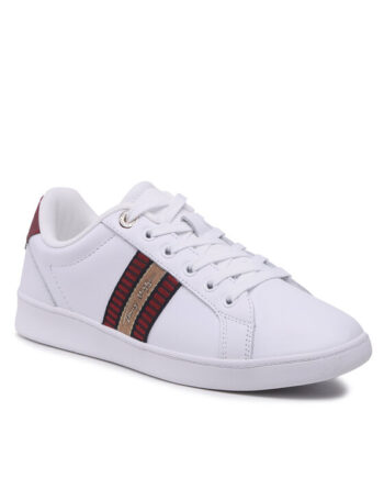 Tommy Hilfiger Sneakers Signature Webbing Court Sneaker FW0FW06803 Alb