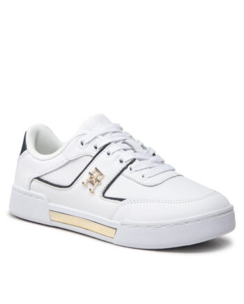 Tommy Hilfiger Sneakers Th Prep Court Sneaker FW0FW06859 Alb