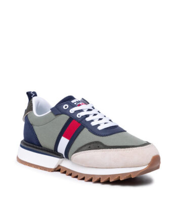 Tommy Jeans Sneakers Abo Cleated Tommy Jeans Snk Men EM0EM00856 Verde