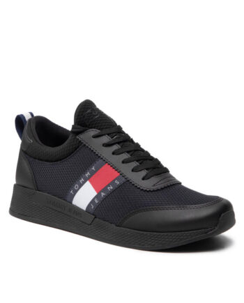 Tommy Jeans Sneakers Flexi Runner EM0EM00959 Negru
