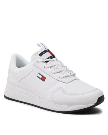 Tommy Jeans Sneakers Flexi Runner Ess EM0EM01080 Alb