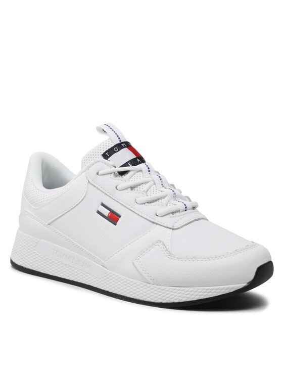 Tommy Jeans Sneakers Flexi Runner Ess EM0EM01080 Alb