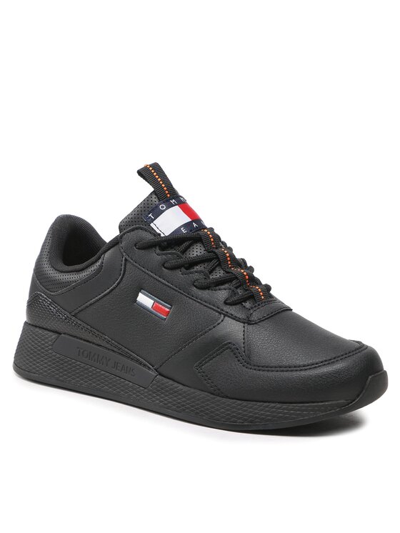 Tommy Jeans Sneakers Flexi Runner Ess EM0EM01080 Negru