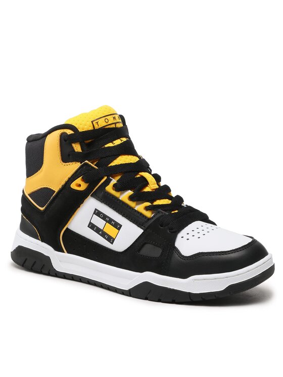 Tommy Jeans Sneakers Mid Cut Skater EM0EM01108 Negru
