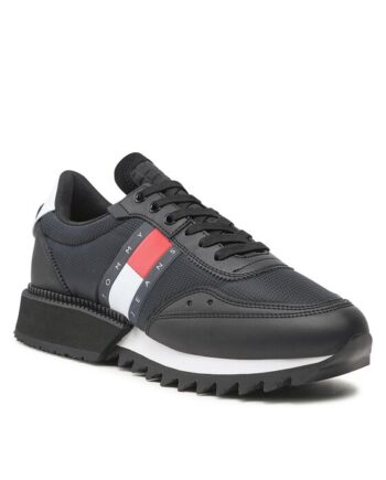 Tommy Jeans Sneakers Track Cleat EM0EM01083 Negru