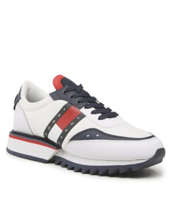 Tommy Jeans Sneakers Treck Cleated EM0EM01137 Alb