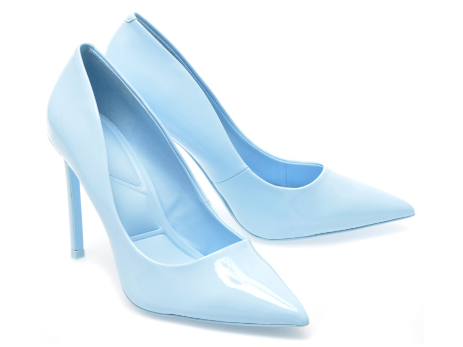 Comandă Încălțăminte Damă, la Reducere  Pantofi ALDO albastri, STESSY2.0400, din piele ecologica lacuita Branduri de top ✓
