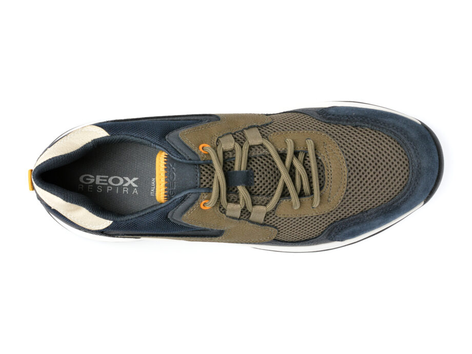 Comandă Încălțăminte Damă, la Reducere  Pantofi GEOX bleumarin, U35EYB, din piele ecologica si material textil Branduri de top ✓