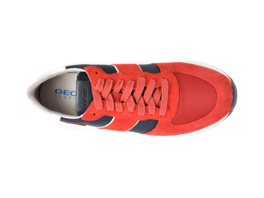 Comandă Încălțăminte Damă, la Reducere  Pantofi GEOX rosii, U2612A, din material textil Branduri de top ✓