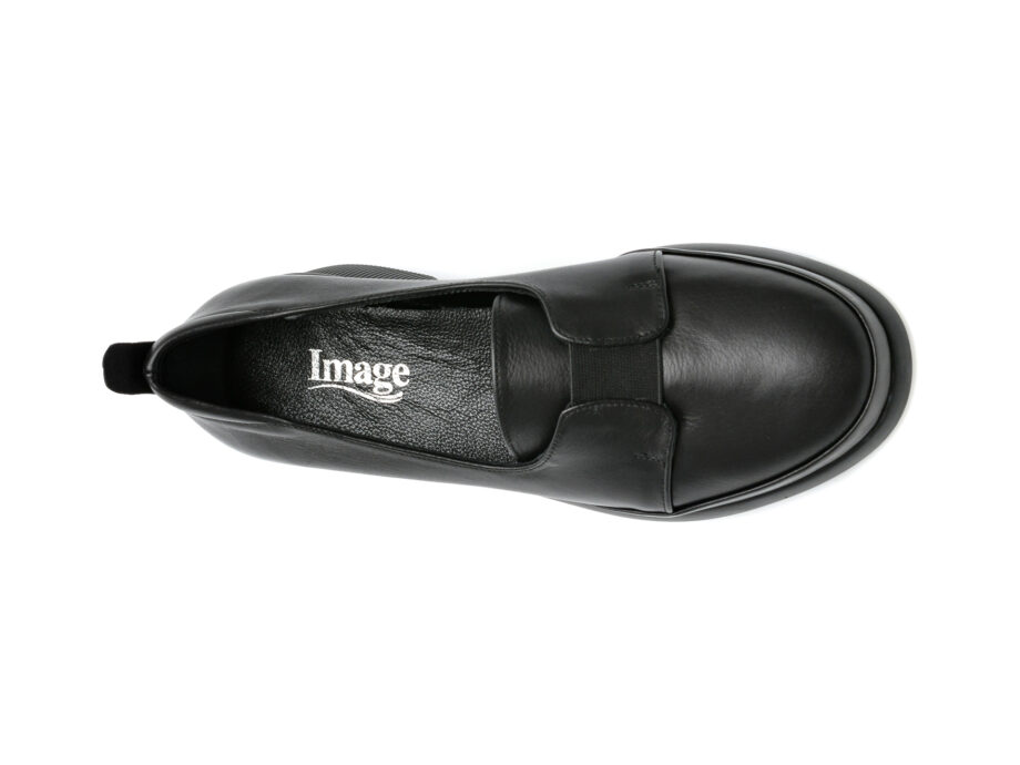 Comandă Încălțăminte Damă, la Reducere  Pantofi IMAGE negri, 12020, din piele naturala Branduri de top ✓