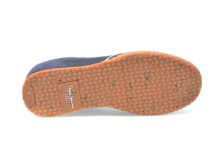 Comandă Încălțăminte Damă, la Reducere  Pantofi PEPE JEANS bleumarin, MS30940, din piele intoarsa si material textil Branduri de top ✓