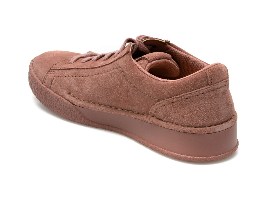 Comandă Încălțăminte Damă, la Reducere  Pantofi sport CLARKS roz, CRACUWA, din piele intoarsa Branduri de top ✓
