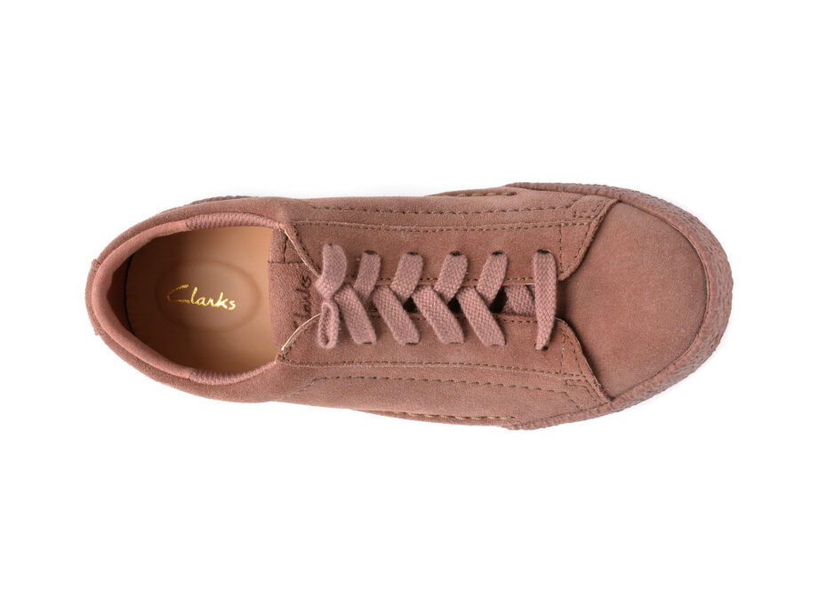 Comandă Încălțăminte Damă, la Reducere  Pantofi sport CLARKS roz, CRACUWA, din piele intoarsa Branduri de top ✓