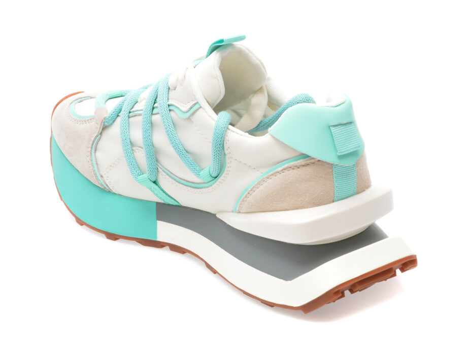 Comandă Încălțăminte Damă, la Reducere  Pantofi sport EPICA albi, 895, din material textil si piele naturala Branduri de top ✓