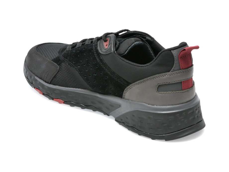 Comandă Încălțăminte Damă, la Reducere  Pantofi sport GEOX negri, U25ECA, din material textil Branduri de top ✓