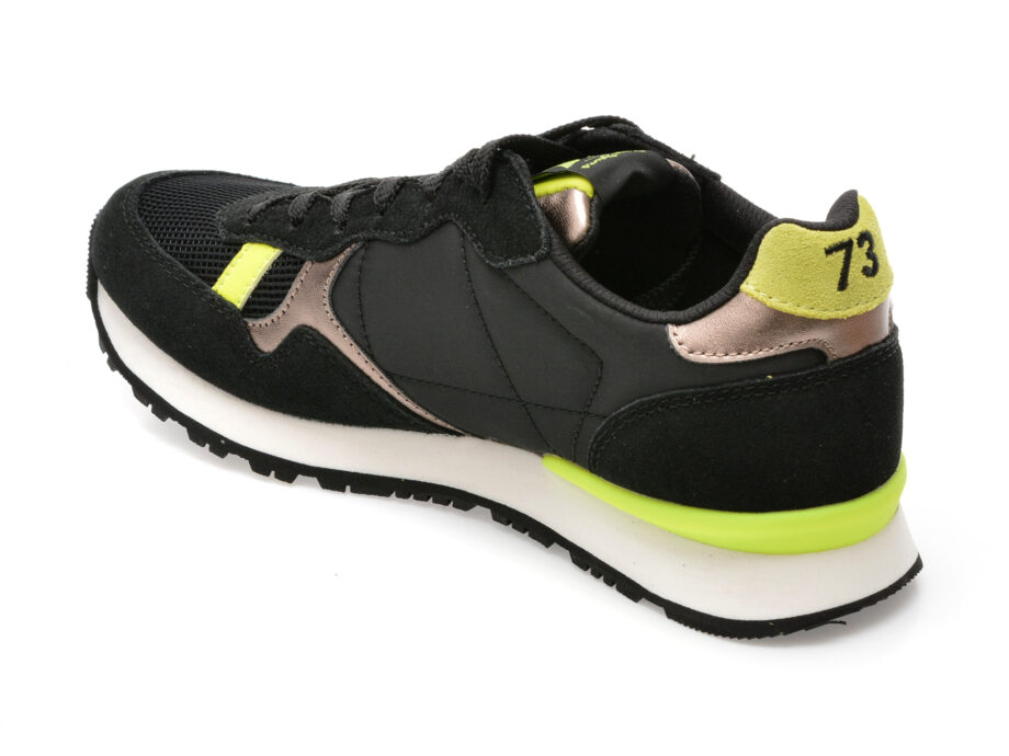 Comandă Încălțăminte Damă, la Reducere  Pantofi sport PEPE JEANS negri, LS31385, din material textil si piele naturala Branduri de top ✓