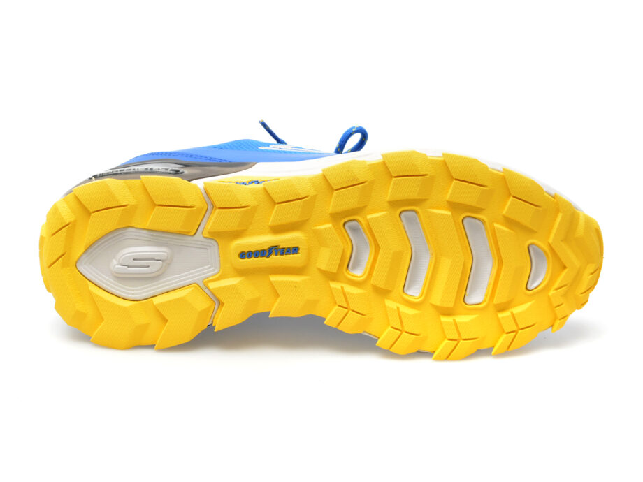 Comandă Încălțăminte Damă, la Reducere  Pantofi sport SKECHERS albastri, MAX PROTECT, din material textil Branduri de top ✓