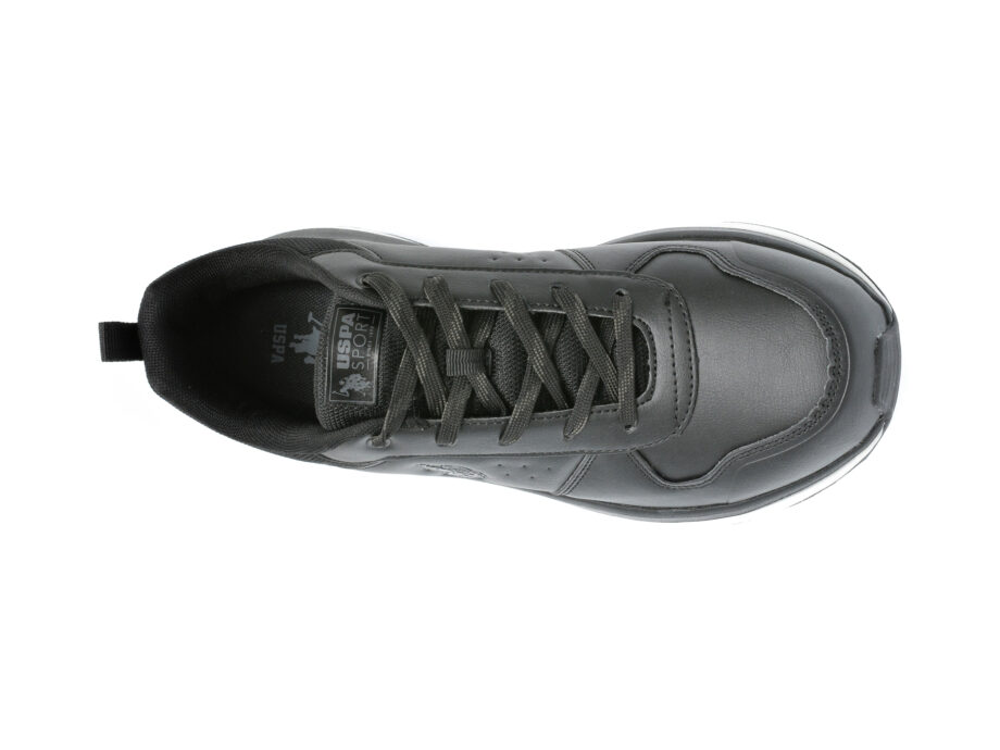 Comandă Încălțăminte Damă, la Reducere  Pantofi sport US POLO ASSN negri, ENTE2PR, din piele ecologica Branduri de top ✓